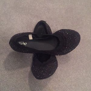 Mossimo Supply Co. Black Sparkle Flats